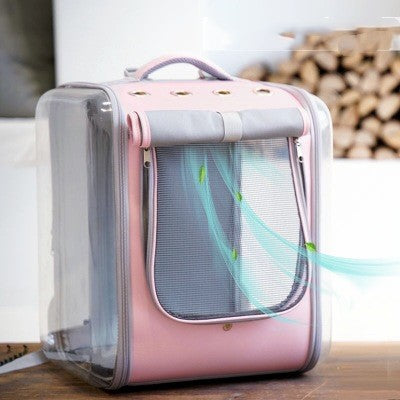 Portable Pet Backpack Travel Carrier Bag