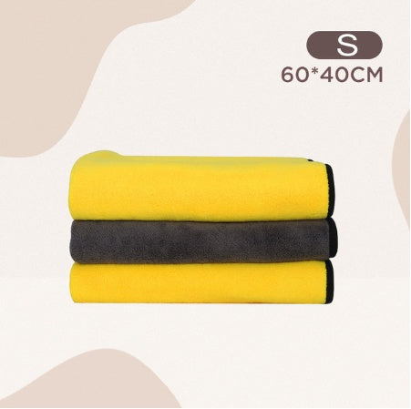 Absorbent Pet Bath Towel Quick Dry Microfiber Thick Soft Towel