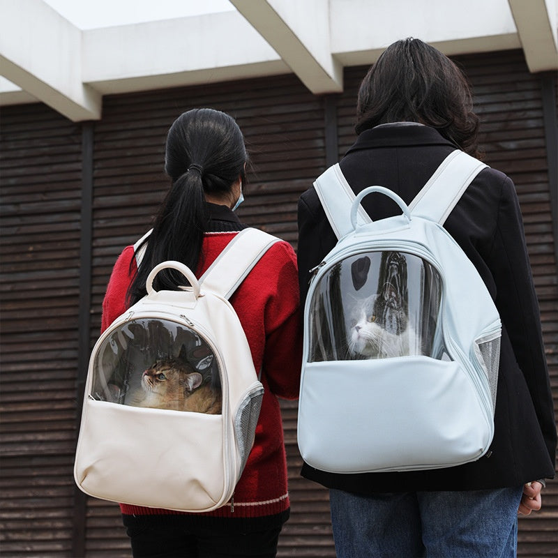 Portable Pet Backpack With Heating System Astronaut Carrier Bag