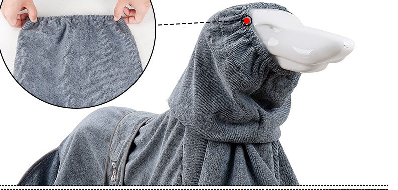 Highly Absorbent Pet Cotton Bathrobe Soft Drying Towel