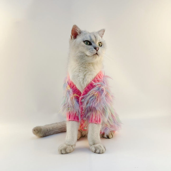 Premium Japanese Korean Style Pet Sweater Cardigan Outfit