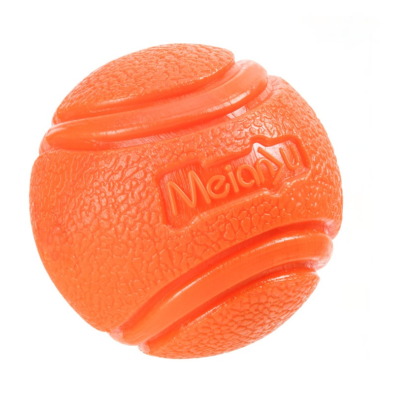 Pet Bouncy Rubber Ball Bite Resistant Durable Chew Toy