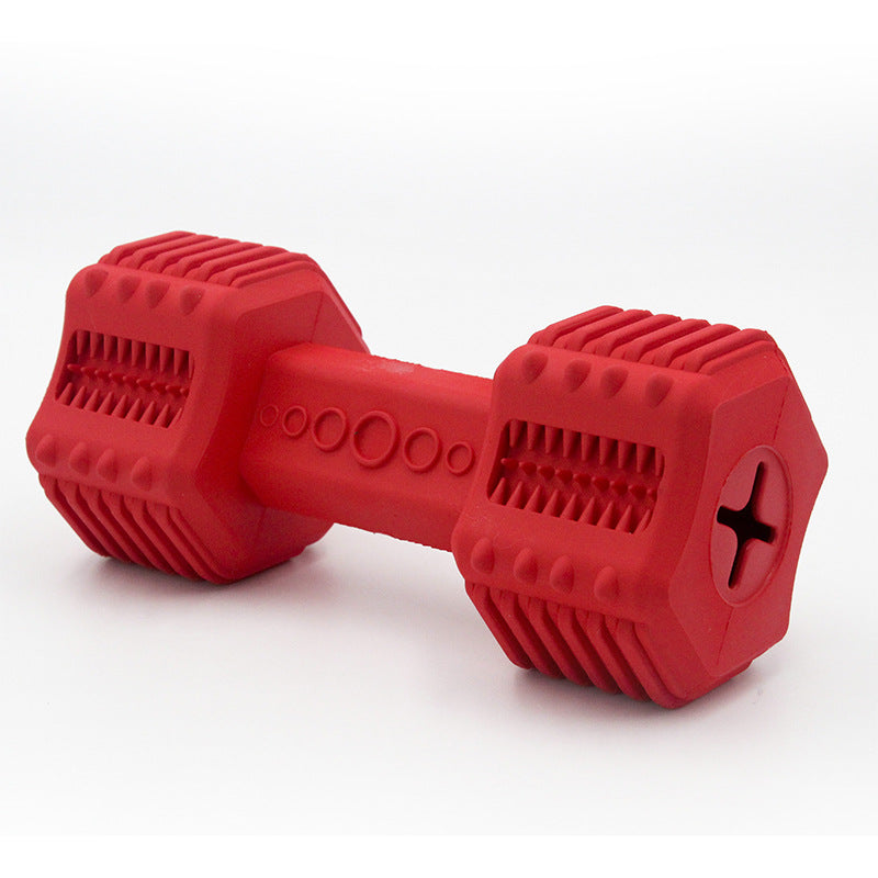 Pet Interactive Rubber Chew Toy Food Dispensing Durable Molar Toy
