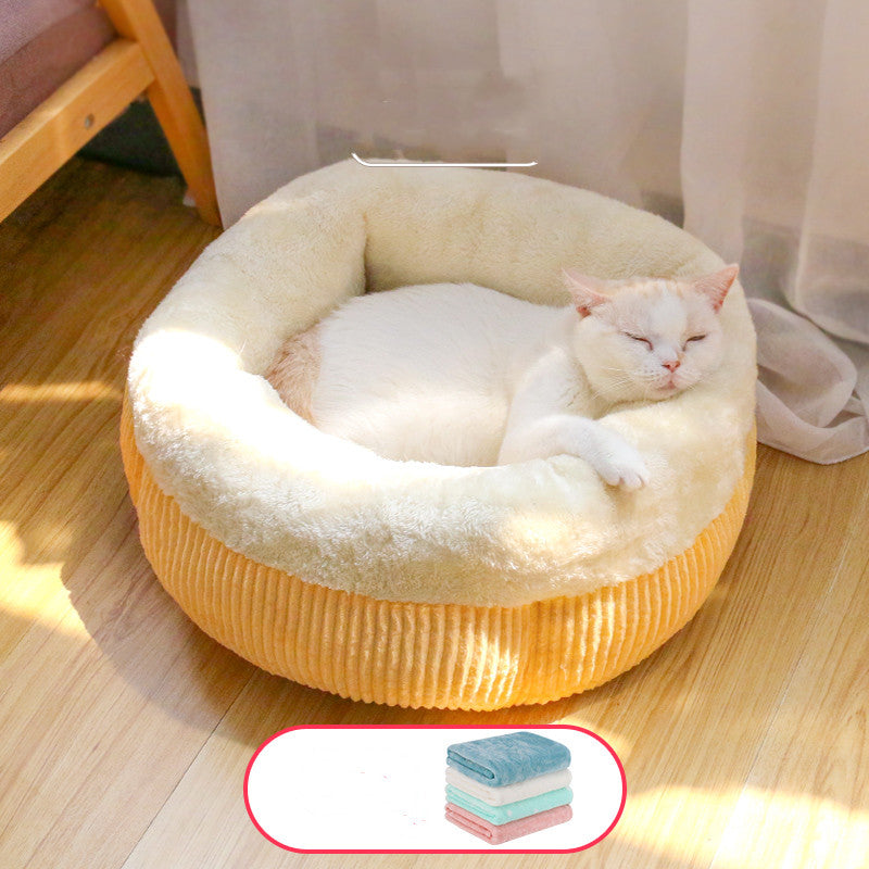 Pet Four Seasons Enclosed Cozy Pad Bed