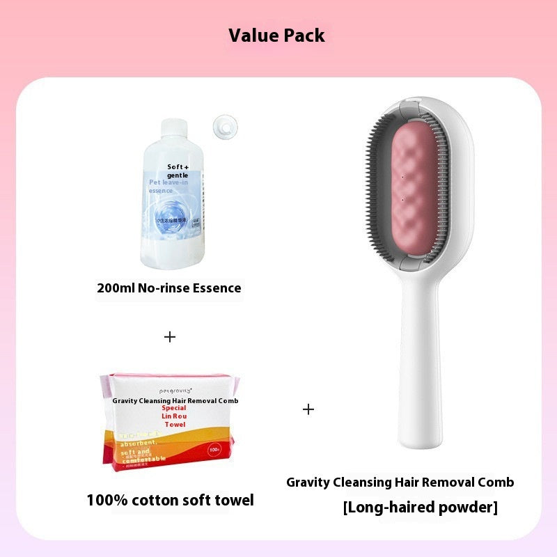 Pet Grooming Dematting Comb Hair Removal Brush With Tank