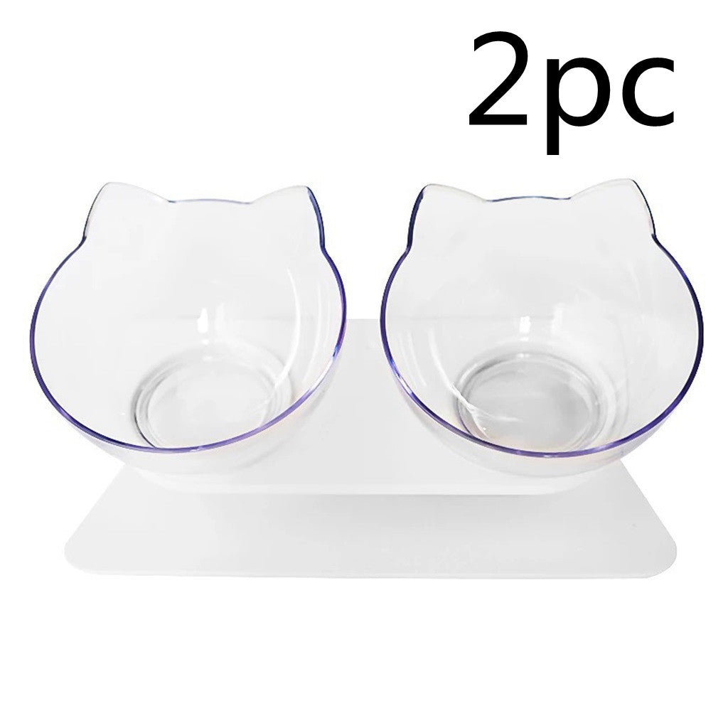 Adjustable Pet Feeding Bowl Elevated Anti-Tumble Design