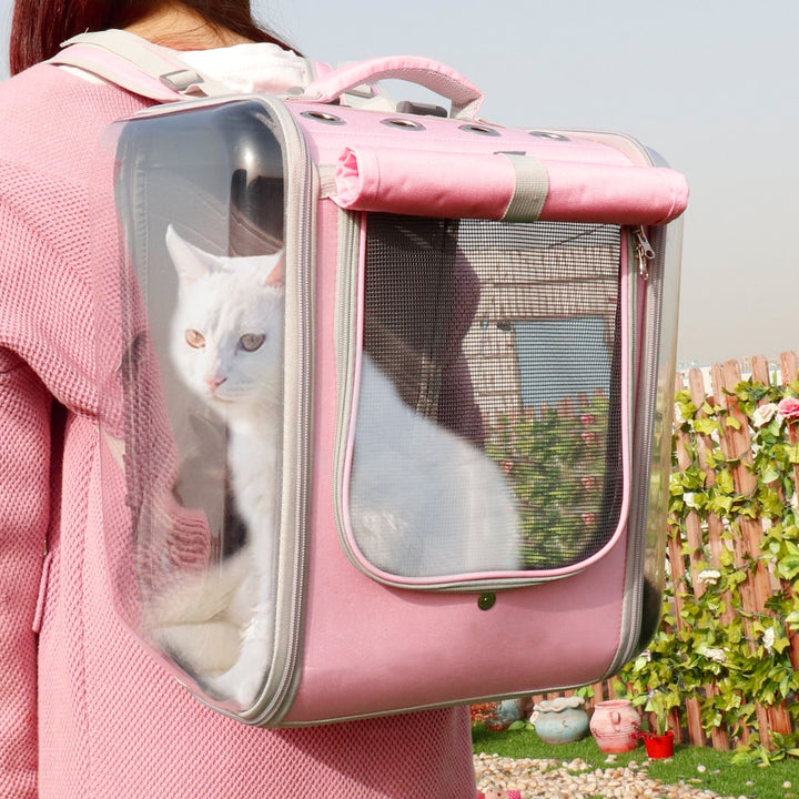 Portable Pet Backpack Travel Carrier Bag