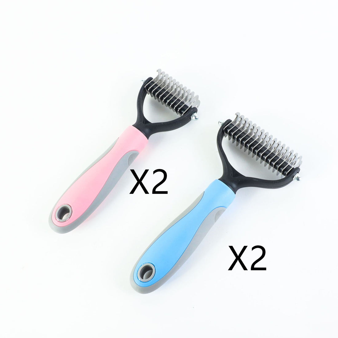 Double Sided Pet Grooming Brush Hair Removal Dematting Comb