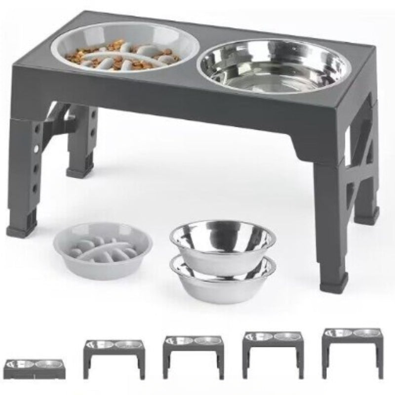 Pet Lifting Feeding Bowl Neck Support Anti-Tumble Design