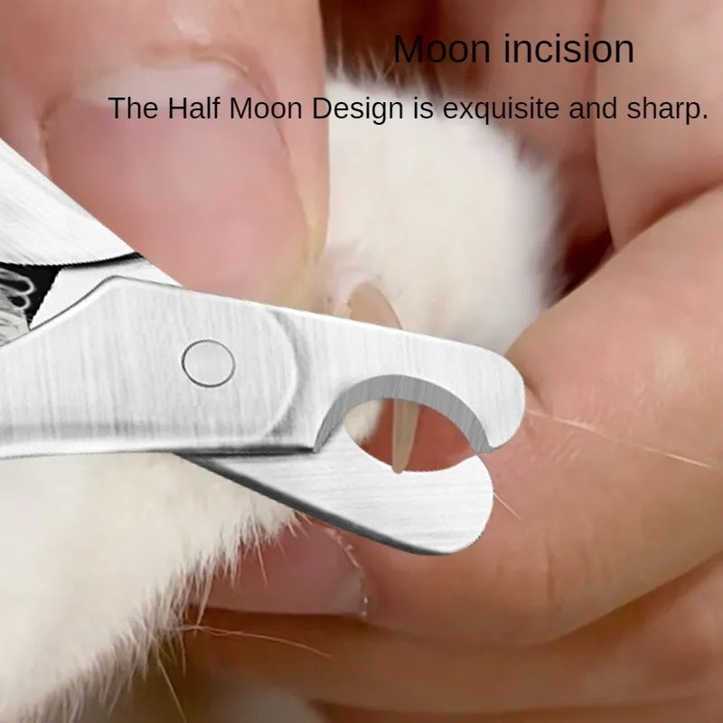 Pet Nail Clipper Stainless Steel Safety Grooming Trimmer