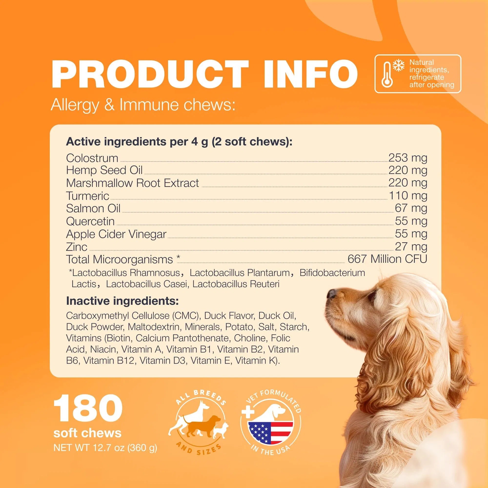 Allergy Relief Chews Itch & Skin Support Treats