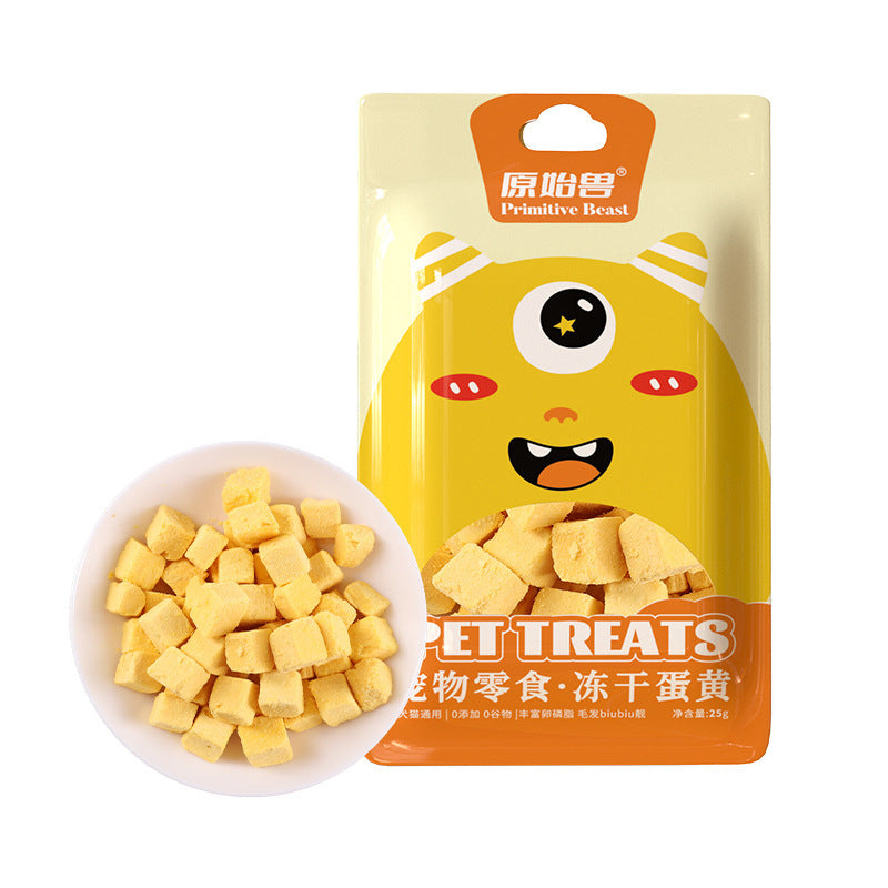 Freeze Dried Egg Yolk Chicken Pet Snacks