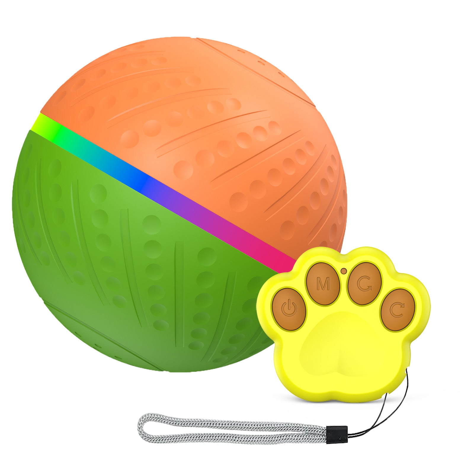 Pet Remote Control Interactive Bite Resistant Smart Toy Ball