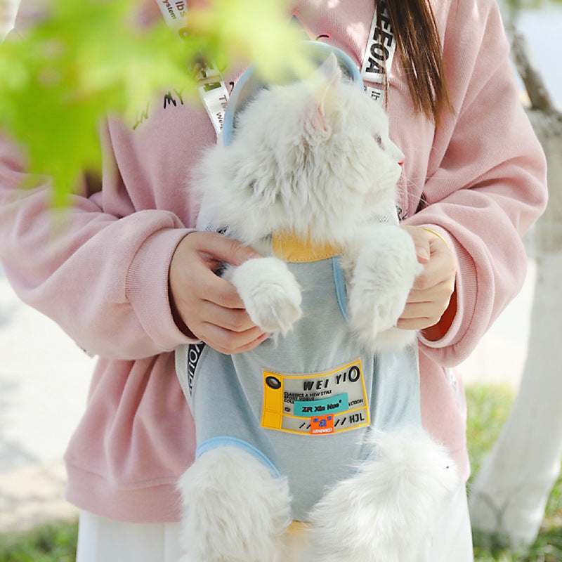 Portable Pet Shoulder Backpack Carry Bag For Outing