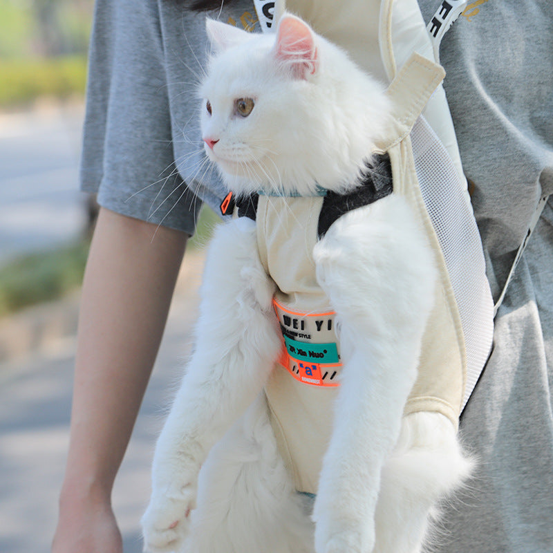 Portable Pet Shoulder Backpack Carry Bag For Outing