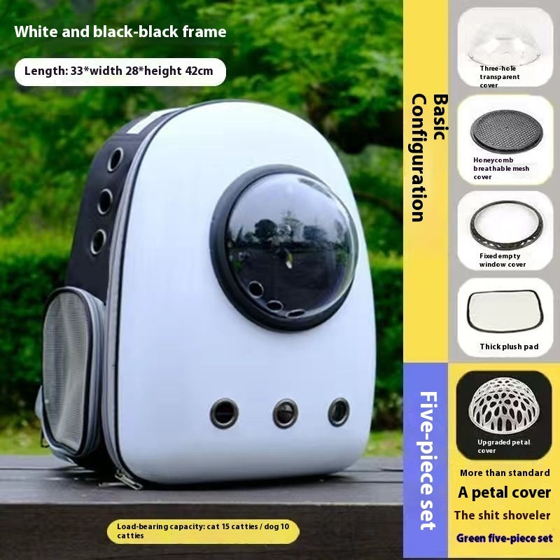 Plus Sized Space Capsule Pet Backpack Carrier Bag