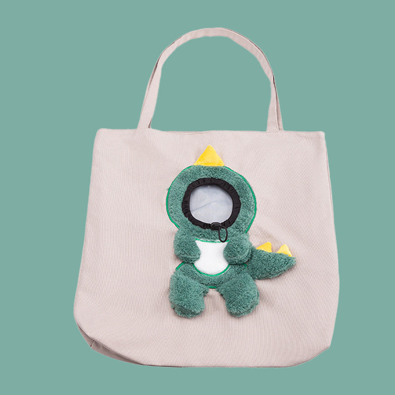 Animal Shaped Portable Pet Backpack Diaper Shoulder Carrier Bag