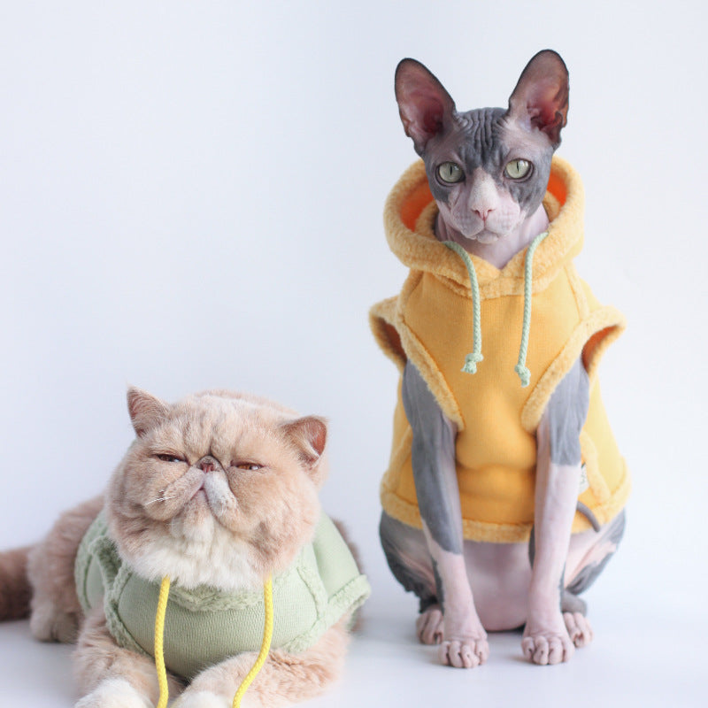 Pet Winter Fleece Warm Thick Hooded Sweater