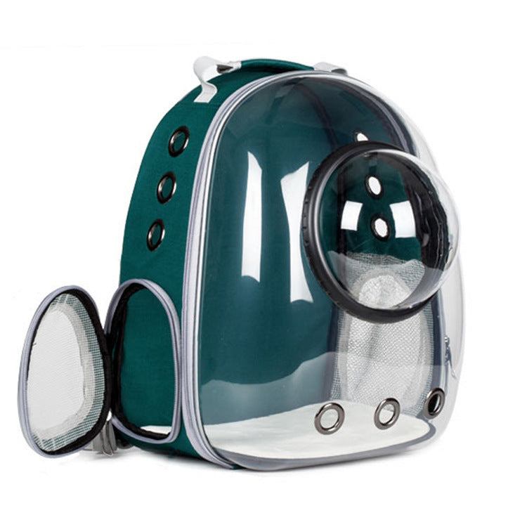 Transparent Skylight Pet Backpack Breathable Large Capacity Carrier