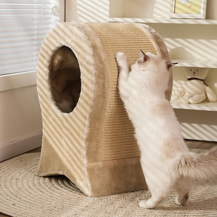 Pet Large Warm Cozy Fleece Nest Bed House