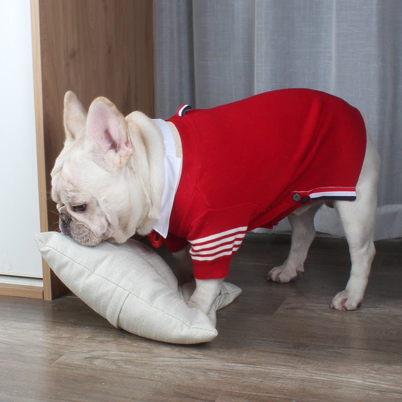 Festive Christmas Pet Autumn Winter Warm Sweater Outfit