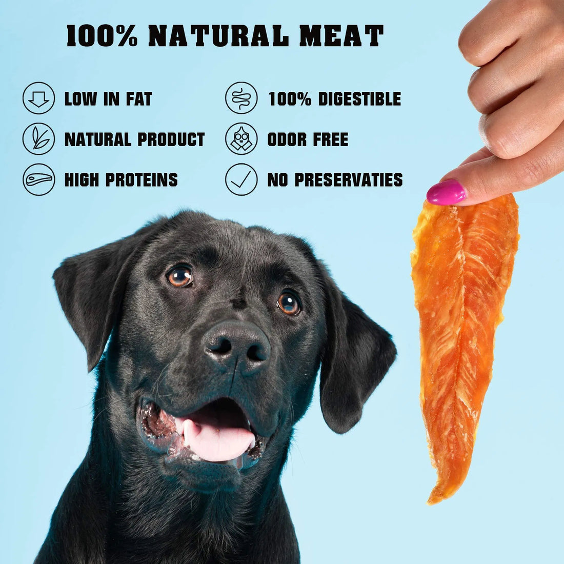 Chicken Jerky Dog Treats Grain Free High Protein Training Chews