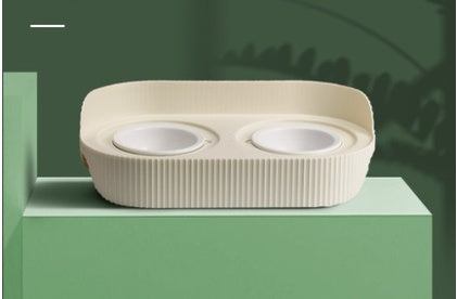 Ceramic Pet Feeding Bowl Cervical Spine Support Design