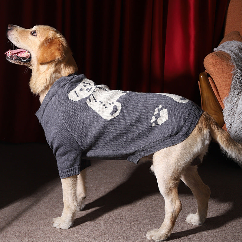 Pet Winter Warm Thick Sweater For Large Pets