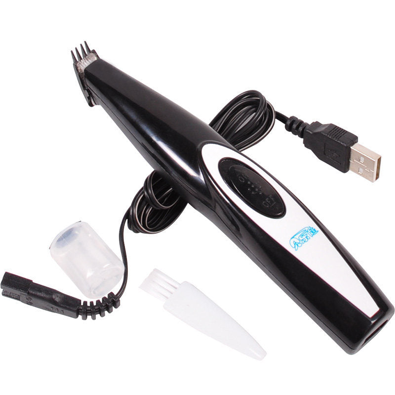USB Rechargeable Pet Nail Hair Trimmer Grooming Clipper Tool