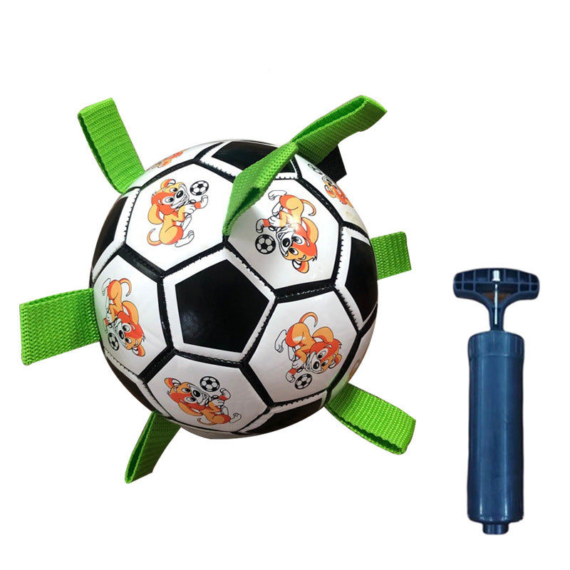 Pet Football Chew Toy Durable Bite Resistant Molar Toy