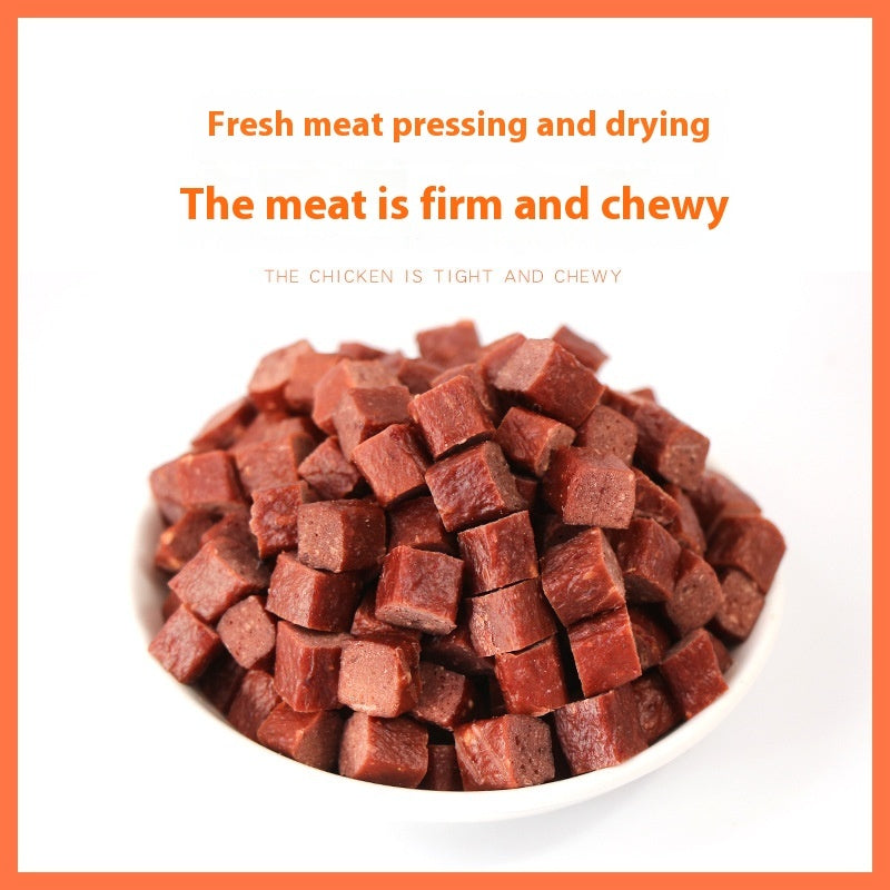 Dried Beef Chicken Dog Training Reward Cubes Wholesale Pet Snacks