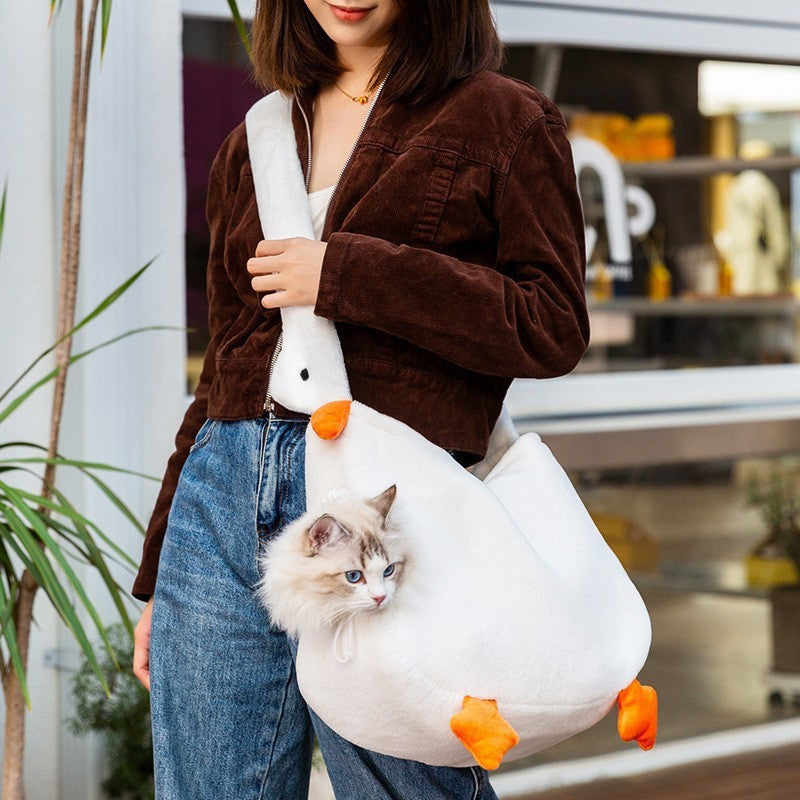 Animal Shaped Portable Pet Backpack Diaper Shoulder Carrier Bag