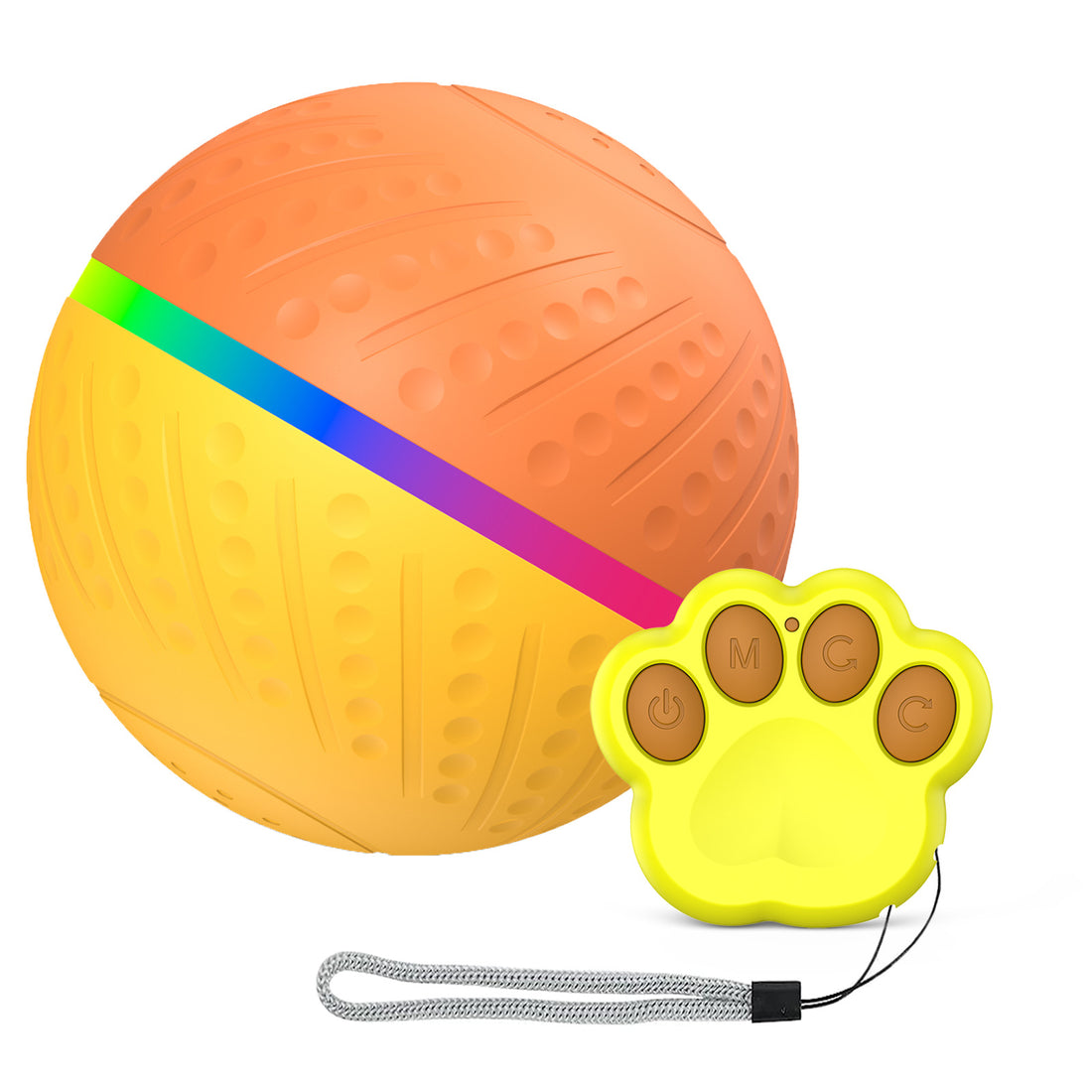 Pet Remote Control Interactive Bite Resistant Smart Toy Ball