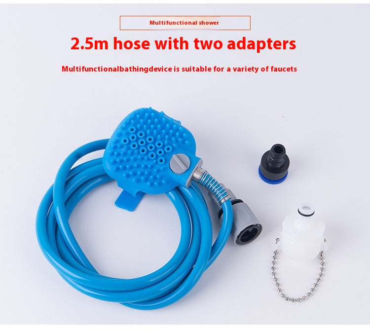 Pet Bathing Gloves Silicone Massage Shower Brush Handheld Bath Tool