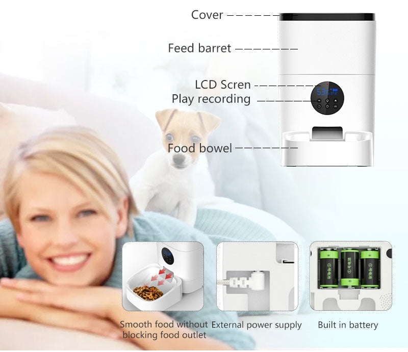 Automatic WiFi Pet Feeder Smart Feeding Machine