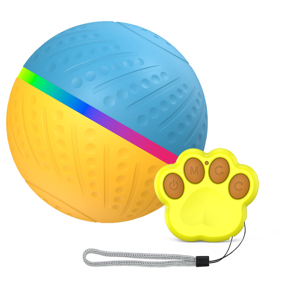Pet Remote Control Interactive Bite Resistant Smart Toy Ball