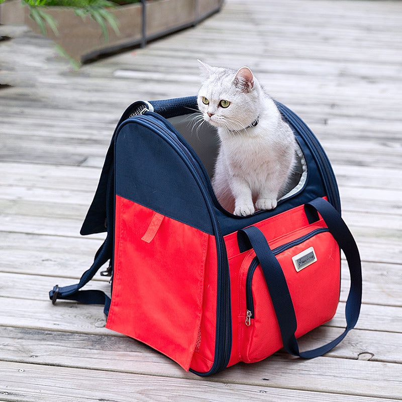 Pet Breathable Backpack Waterproof Carrier Handbag