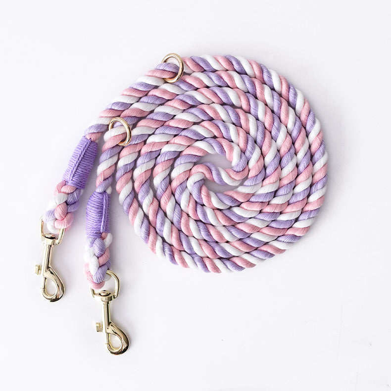 Multi Functional Dual Head Pet Rope Leash Supplies