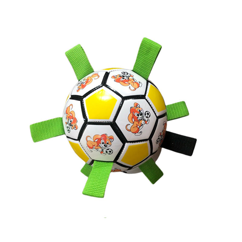 Pet Football Chew Toy Durable Bite Resistant Molar Toy