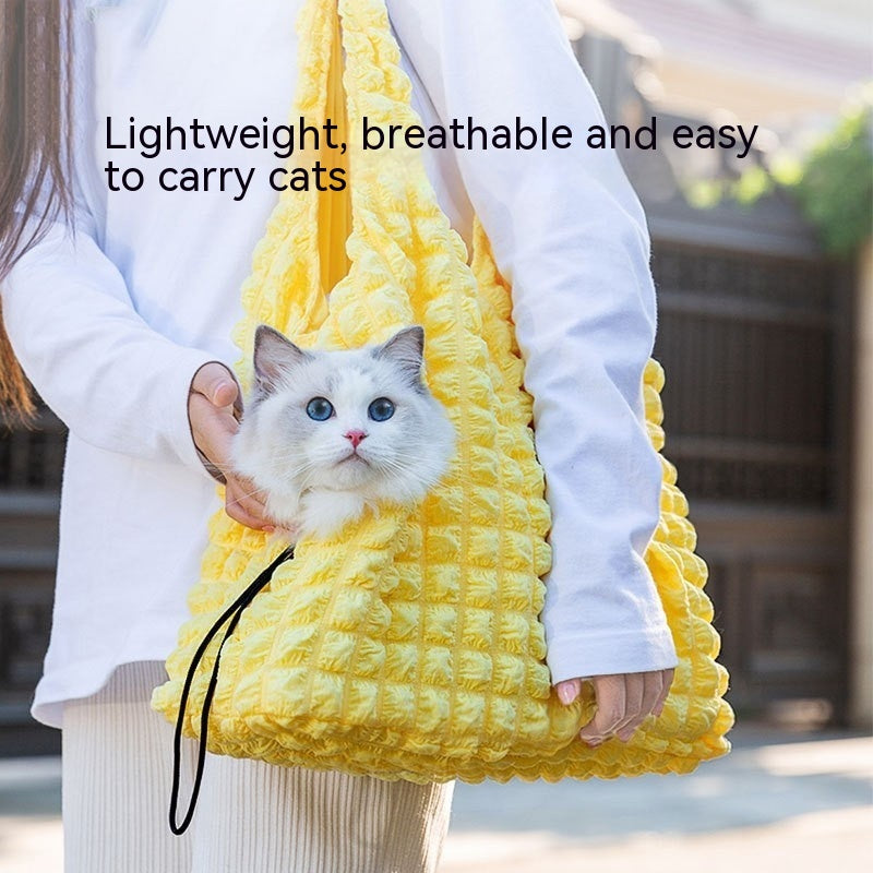 Animal Shaped Portable Pet Backpack Diaper Shoulder Carrier Bag