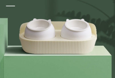 Ceramic Pet Feeding Bowl Cervical Spine Support Design