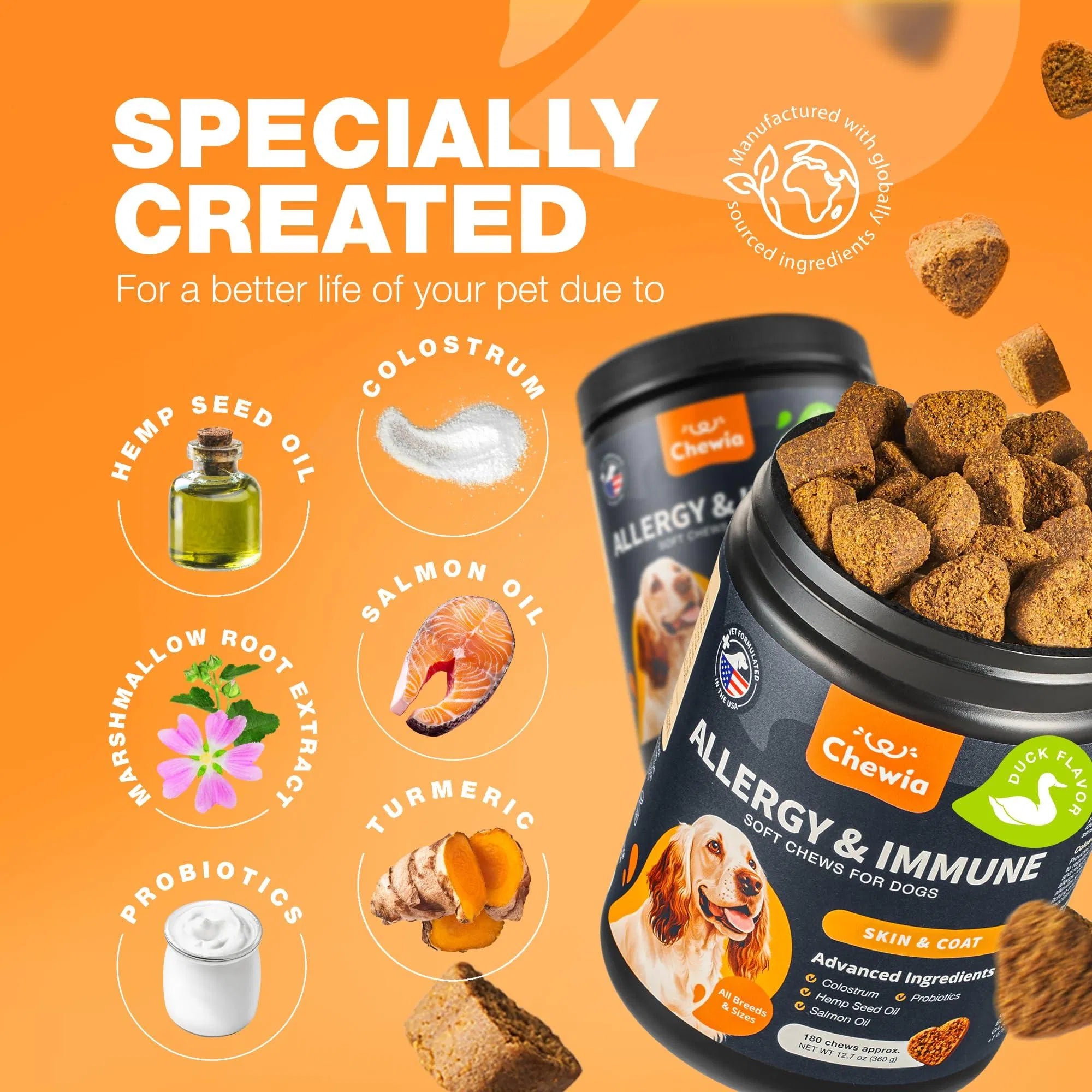 Allergy Relief Chews Itch & Skin Support Treats