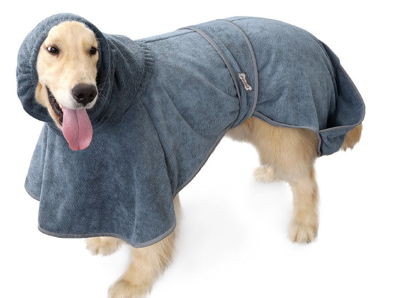 Highly Absorbent Pet Cotton Bathrobe Soft Drying Towel