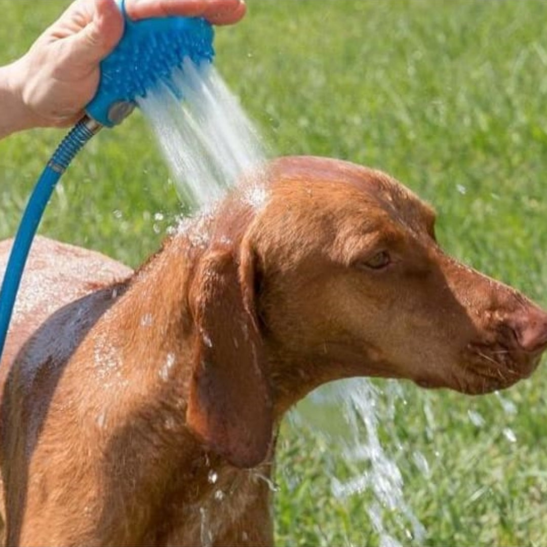 Pet Bathing Gloves Silicone Massage Shower Brush Handheld Bath Tool