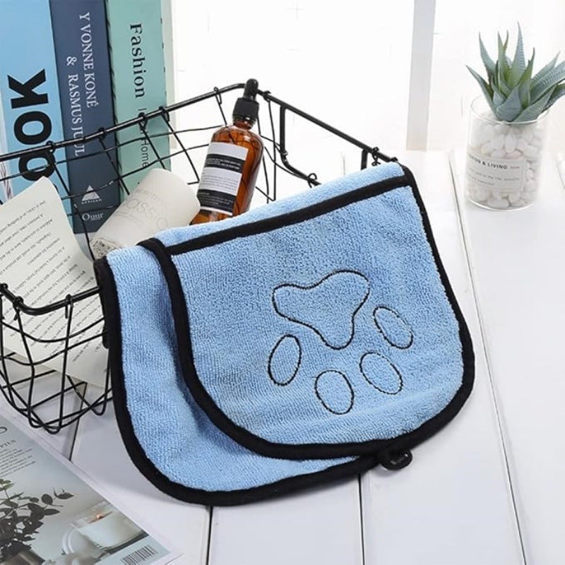 Specially Designed Pet Bath Towel Quick Absorbent Water Drying Towel