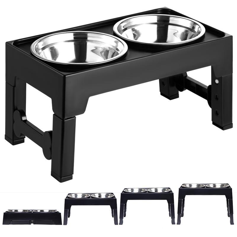 Pet Lifting Feeding Bowl Neck Support Anti-Tumble Design