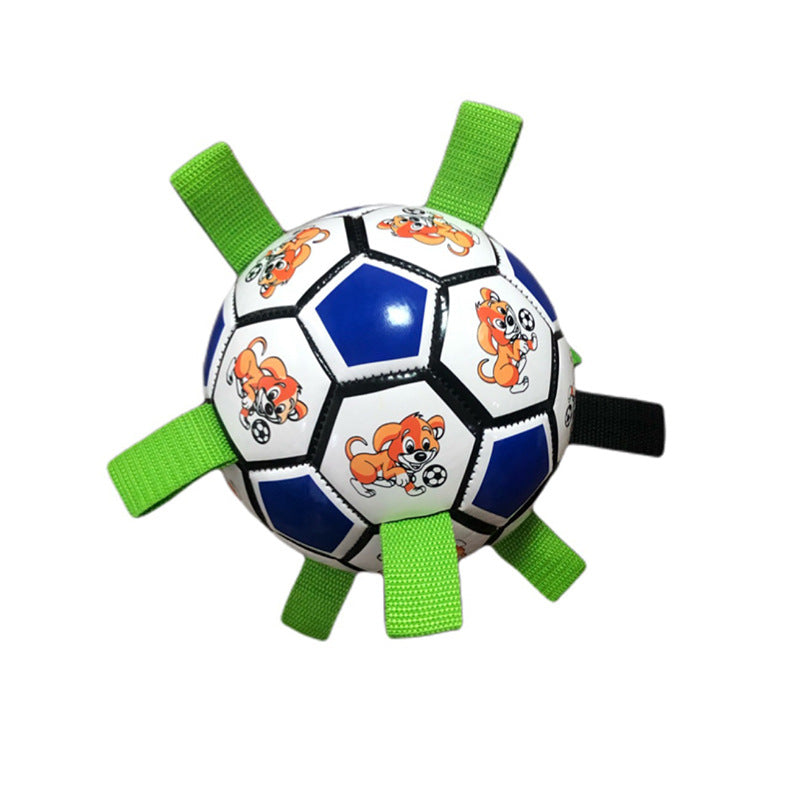 Pet Football Chew Toy Durable Bite Resistant Molar Toy