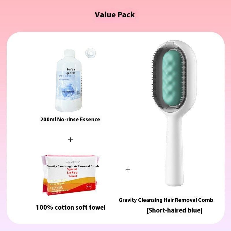 Pet Grooming Dematting Comb Hair Removal Brush With Tank