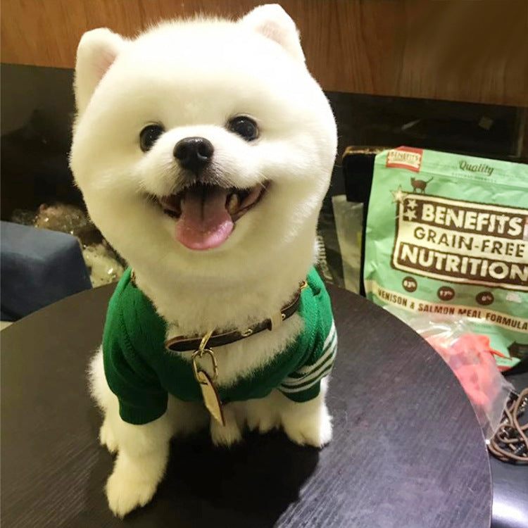 Festive Christmas Pet Autumn Winter Warm Sweater Outfit