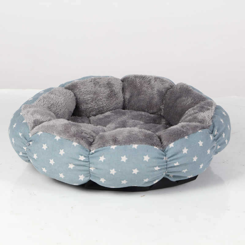 Pet Calming Donut Fluffy Round Cozy Bed